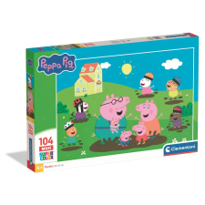 Peppa malac Muddy Puddle 104 db-os maxi puzzle Clementoni puzzle, kirakós