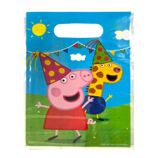 Peppa malac Party műanyag ajándéktasak 10 db-os ajándéktasak