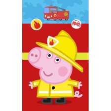 Peppa malac Peppa malac Fireman kéztörlő, arctörlő, törölköző 30x50 cm lakástextília