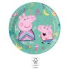 Peppa malac Peppa Pig Messy Play, Peppa malac papírtányér 8 db-os 20 cm FSC