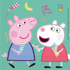 Peppa malac Peppa Pig, Peppa malac szalvéta 20 db-os party kellék