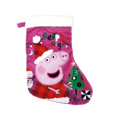  Peppa malac Pink karácsonyi kandalló zokni, csizma 42 cm