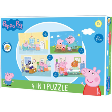  Peppa malac puzzle 4 az 1-ben puzzle, kirakós