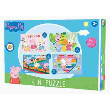 Peppa malac puzzle 4 az 1-ben puzzle, kirakós