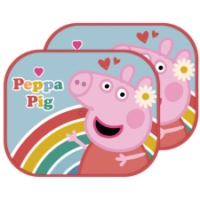  Peppa malac Rainbow napellenző ablakra 2 db-os autós napvédő