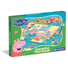 Peppa malac Reading interaktív 24 db-os puzzle Clementoni puzzle, kirakós