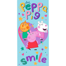 Peppa malac Smile fürdőlepedő, strand törölköző 70x140cm lakástextília