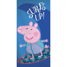 Peppa malac Surf fürdőlepedő, strand törölköző 70x140cm babatörülköző, kifogó