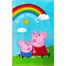 Peppa malac Together kéztörlő, arctörlő, törölköző 30x50 cm babatörülköző, kifogó