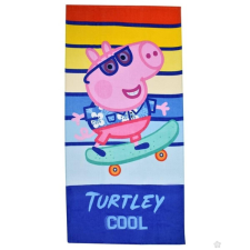 Peppa malac Turtley Cool fürdőlepedő, strand törölköző 70x140cm babatörülköző, kifogó