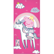 Peppa malac Unicorn fürdőlepedő, strand törölköző 70x140cm lakástextília