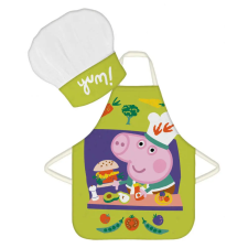  Peppa malac Yum gyerek kötény 2 darabos szett konyhakészlet