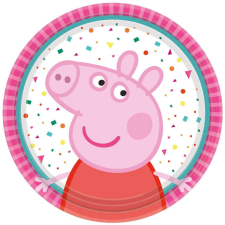 Peppa Pig Peppa Malac papírtányér pig 8 db-os 18cm party kellék