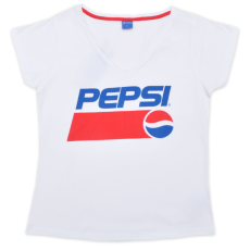  Pepsi White női rövid póló, felső XS-XL