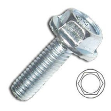  Peremes hatlapfejű csavar, bordázott DIN 6921 M6x20 8.8 Vz. barkácsolás, csiszolás, rögzítés