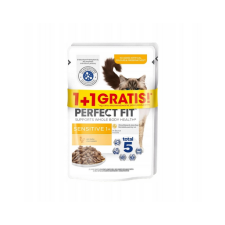 Perfect Fit Sensitive 1+ tasakok 2x85 g csirke mártással felnőtt macskáknak macskaeledel