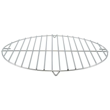 Perfect home Grillrács krómozott 40cm kerti sütés és főzés