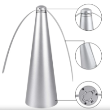 Perfect home légyriasztó ventilátor, ezüst/arany (16697) elektromos állatriasztó