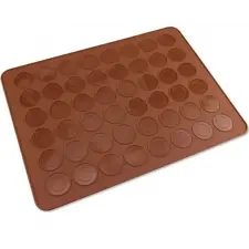 Perfect home Macaron szilikon sütőlap, 48 db, 28,5×38,5 cm sütés és főzés