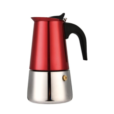 Perfect home Metal Red kotyogós kávéfőző rozsdamentes acél, indukciós kompatibilis 0,2 L kávéfőző