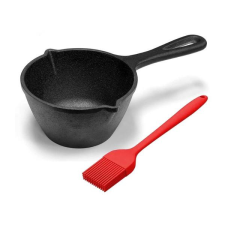 Perfect home Öntöttvas Pácoló/Szószos Lábas Szilikon Ecsettel (kb. 0,5 Liter) 16646 edény