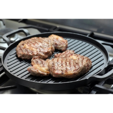 Perfect home Perfect Home Öntöttvas Grill lap kerek 2 füllel 15521 edény