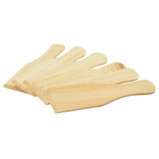 Perfect Home Raclette spatula szett 6 db, fa konyhai eszköz