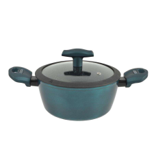 Perfect home Sea Line tapadásmentes alumínium lábas üvegfedővel 20cm, 3,2L, indukciós edény