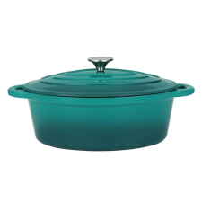 Perfect Home Zománcozott öntöttvas kacsasütő 30cm, 4.2L türkiz 16639 edény