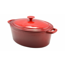  Perfect Home Zománcozott Öntöttvas kacsasütő 36 cm, 8.5l piros konyhai eszköz