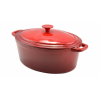 Perfect home Zománcozott Öntöttvas kacsasütő 36 cm, 8.5l piros 10115