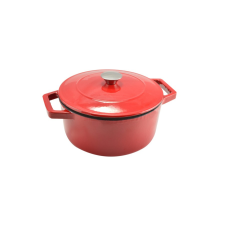 Perfect home Zománcozott öntöttvas lábas 24 cm 4 literes piros 12968 edény