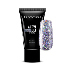 Perfect Nails Csillámos AcrylGel Prime - Tubusos Akril Gél 15g - Shattered dimond műköröm zselé