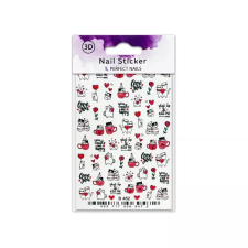 Perfect Nails Körömmatrica - 3D Cute Love körömdíszítő