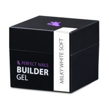 Perfect Nails Milky White Soft Builder Gel - Építő Zselé 50g műköröm zselé