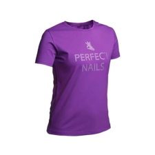 Perfect Nails - Strasszos Lila Póló L női póló
