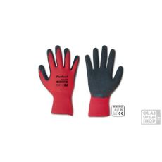 Perfect Red Grip tenyérmártott, erősített latex védőkesztyű XL/10 méret