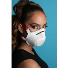 Perfetto FFP3 légzésvédő kemény kialakítású maszk - szelep nélküli - 5 db - fehér