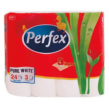 Perfex Toalettpapír PERFEX 3 rétegű 24 tekercses higiéniai papíráru