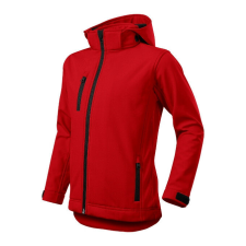  Performance softshell kabát gyerek piros 134 cm/8 éves férfi kabát, dzseki