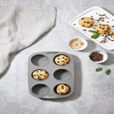 Perilla Szilikon muffin sütőforma – 6 db-os konyhai eszköz