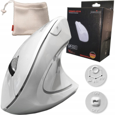 Perixx PERIMICE-813 W Ergonomikus egér Rádiójel vezérlésű, Bluetooth™ Fehér (12274) egér