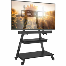 Perlegear TV-állvány - 43-80" - 2 Polc - Kerekes tv állvány és fali konzol