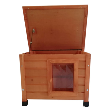 @Pet barna fa kültéri macskaház 57 x 45 x 43 cm (430687) macskafelszerelés