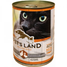  Pet s Land Cat Konzerv Baromfi 415g macskaeledel