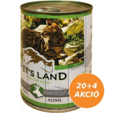Pet s Land Cat Konzerv Vadhús répával 24x415g macskaeledel