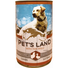 Pet s Land Dog Konzerv Baromfi 1240g kutyaeledel