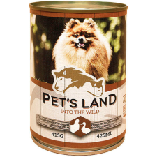 PET'S LAND Dog konzerv baromfival (24 x 415 g) 9.96 kg kutyaeledel