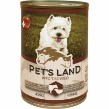 Pet s Land Dog Konzerv Marhamáj-Bárányhús almával 415g kutyaeledel