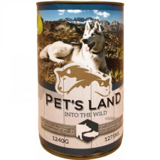 Pet s Land Dog Konzerv Sertés-Hal körtével 12x1240g kutyaeledel